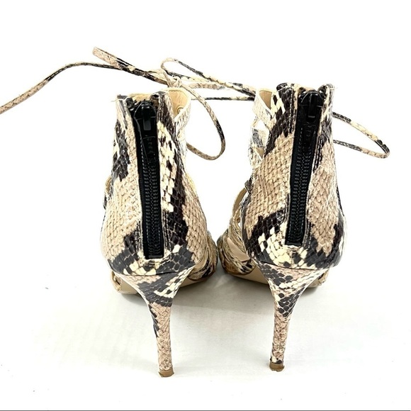 Nine West Ambroseo Lace-Up Caged Sandals - Size 8 - Picture 3 of 13